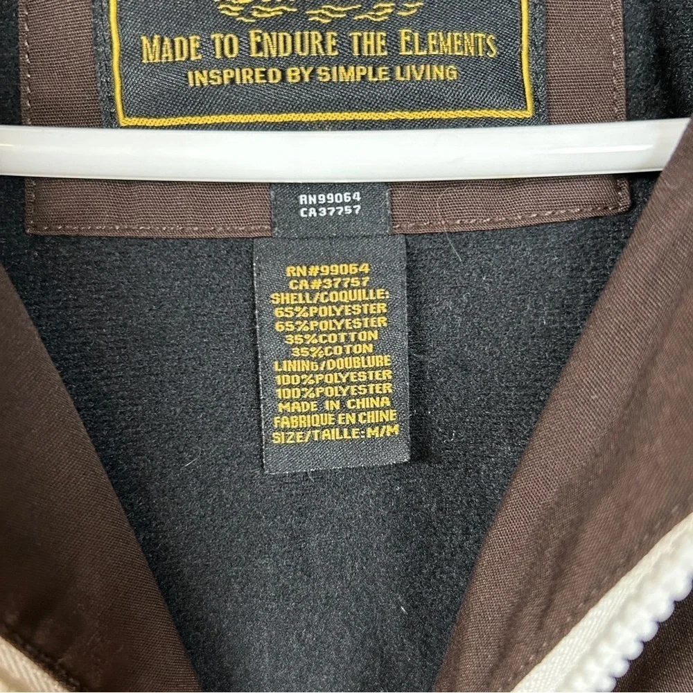 Element Men's Wolfeboro Collection Brown 'Alder' Hooded Jacket Size M